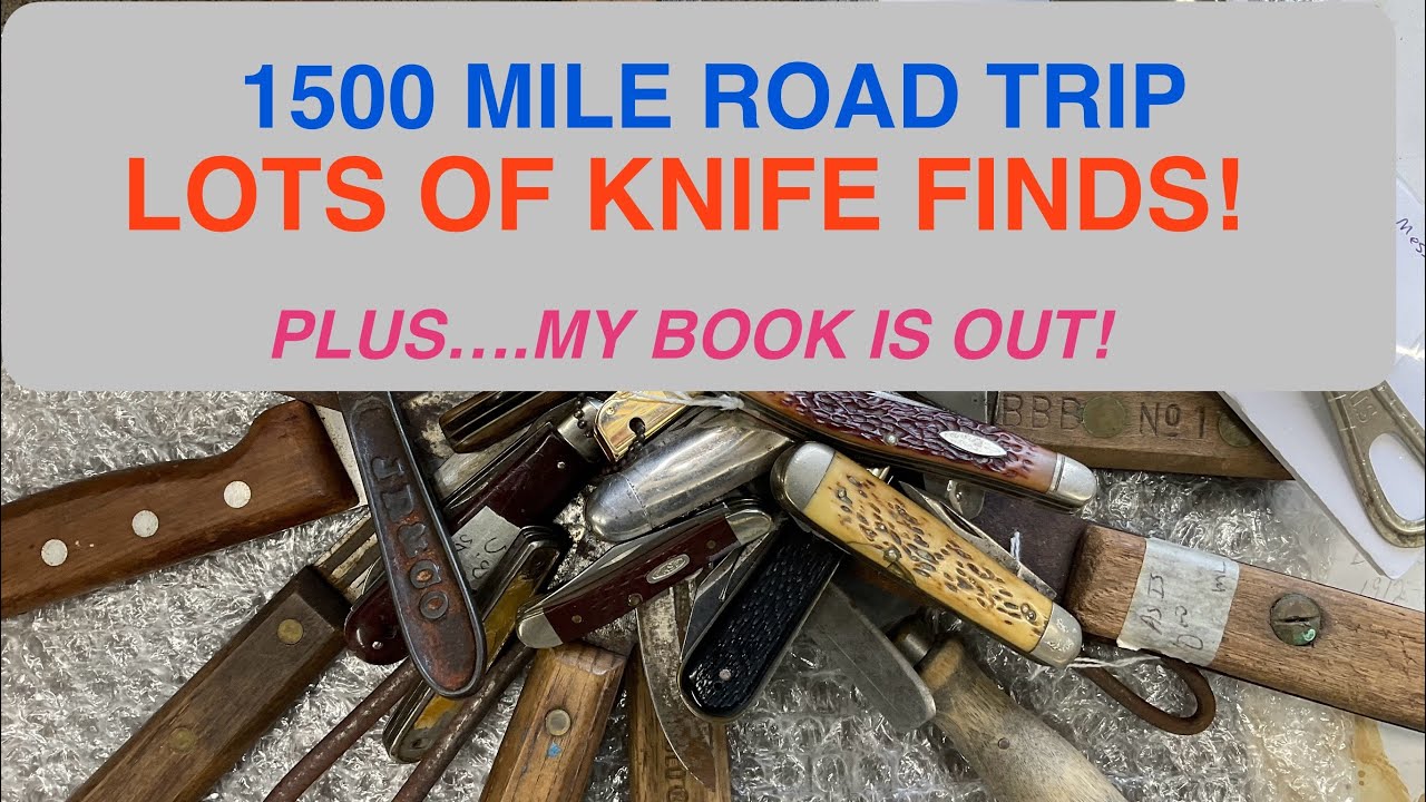 KNIFE FINDS FROM 4 STATES+A NEW BOOK! (PART 1) - YouTube