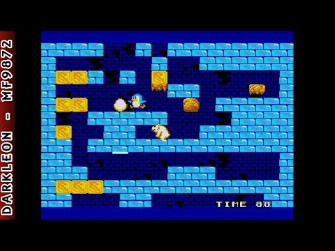 Jeu Sega Master System - Penguin Land (1987, NTSC-US) En Très Bon état Complet