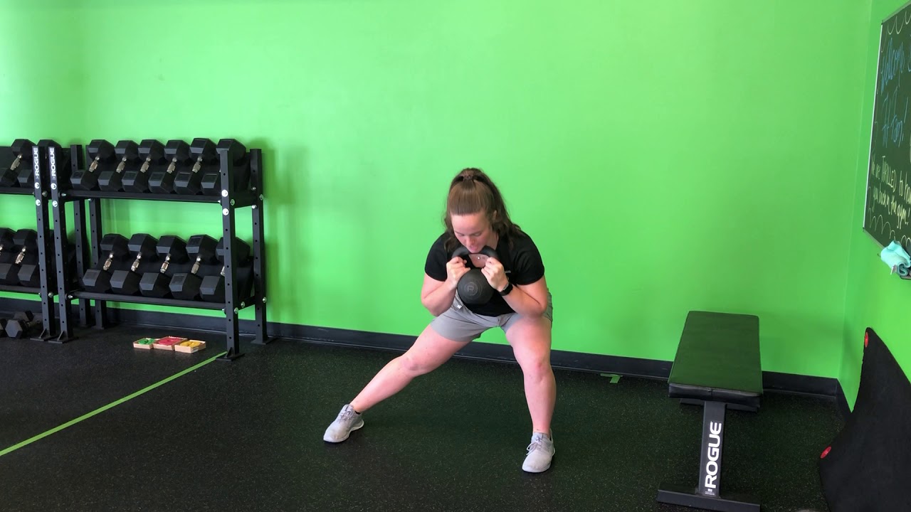 Unity Fitness - Goblet Lateral Lunge - YouTube