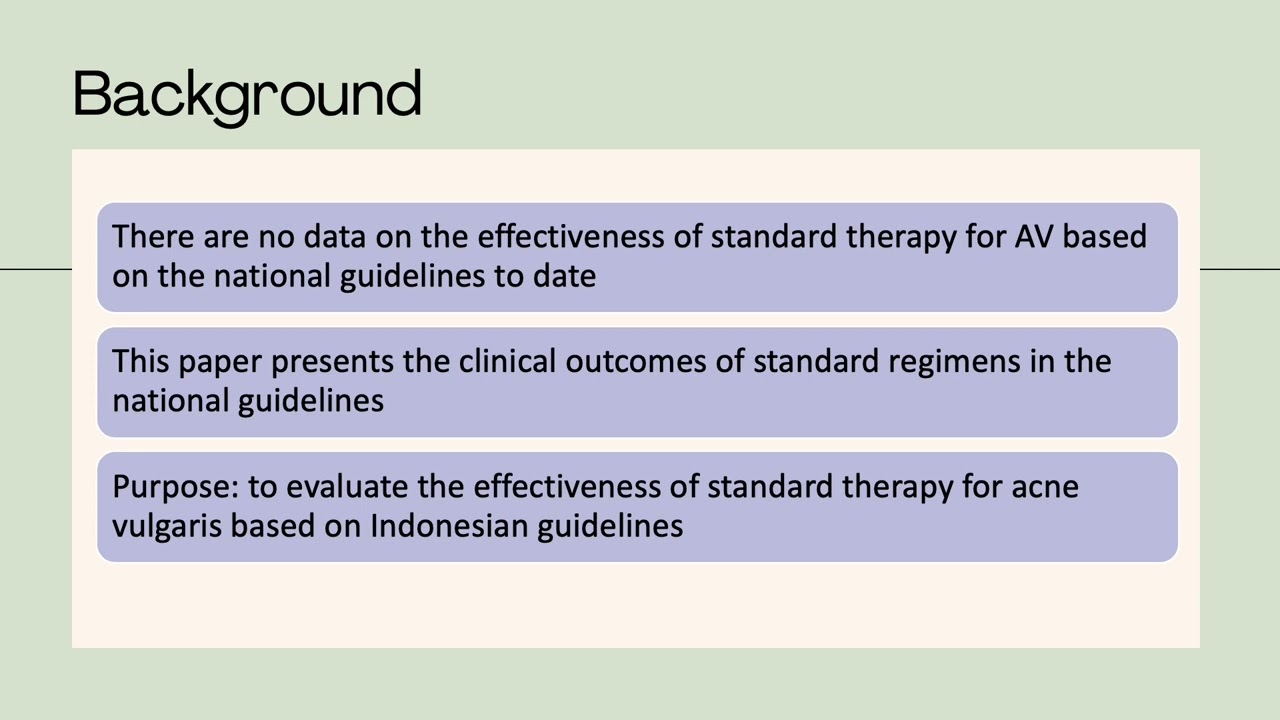 Acne Vulgaris Treatment Guidelines