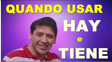Qual é a diferença entre Hay e Tiene?