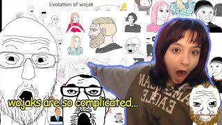 chronically online girl explains wojaks (or tries to)