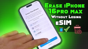 Erase iPhone Without Losing eSIM 16pro max