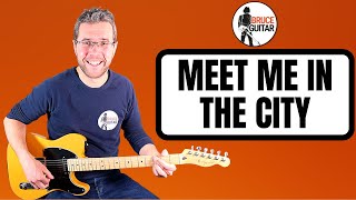 Bruce Springsteen - Meet Me In The City guitar lesson