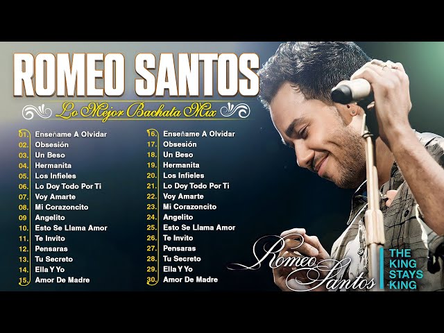 Romeo Santos Grandes Exitos Mix / Romeo Santos Formula Vol 3 / Album Completo 2024 class=