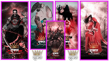 🥀Ravan Ravan Hu Main Dashanand Ravan Hun Main Dj 4k Status Video|Jai Shree Ram 🚩|Ravan Status Video