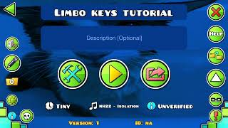 How to make limbo keys in geometry dash (step by step)