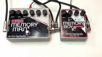 Electro Harmonix Deluxe Memory Man XO vs Memory Boy Analog Delay