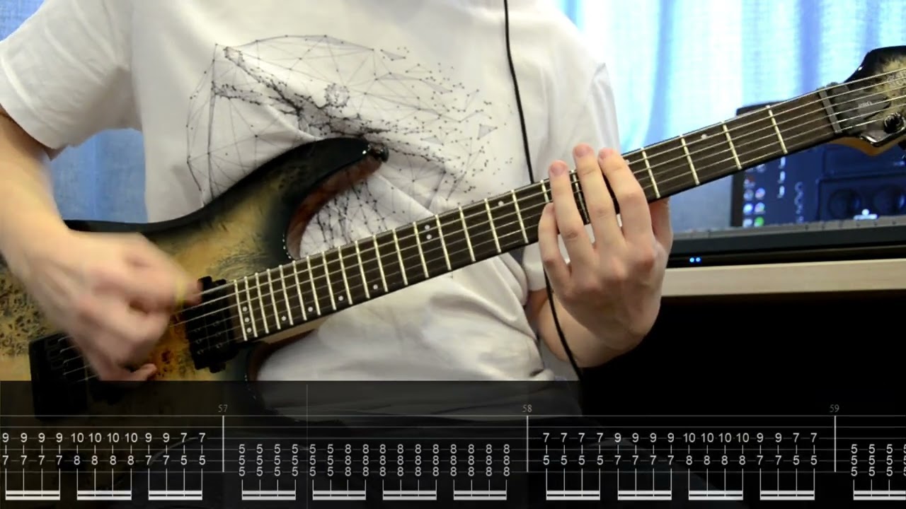 In Flames - The Quiet Place (Guitar Cover) with Screen Tabs