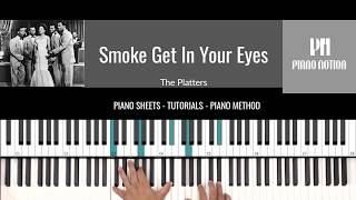 Smoke Get In Your Eyes - The Platters (Piano Sheet - Piano Solo - Cover - Tutorial)
