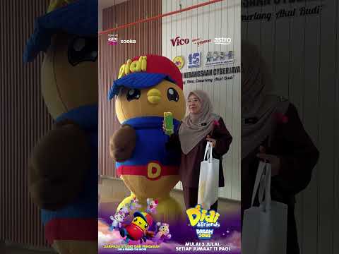 Siapa nak Didi datang sekolah/tadika anak-anak korang?! 😋