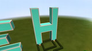 #سلسلة #بناء حرف الـ H