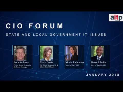 CompTIA/RTP-AITP January 2018 - CIO Forum - State and Local Government ...