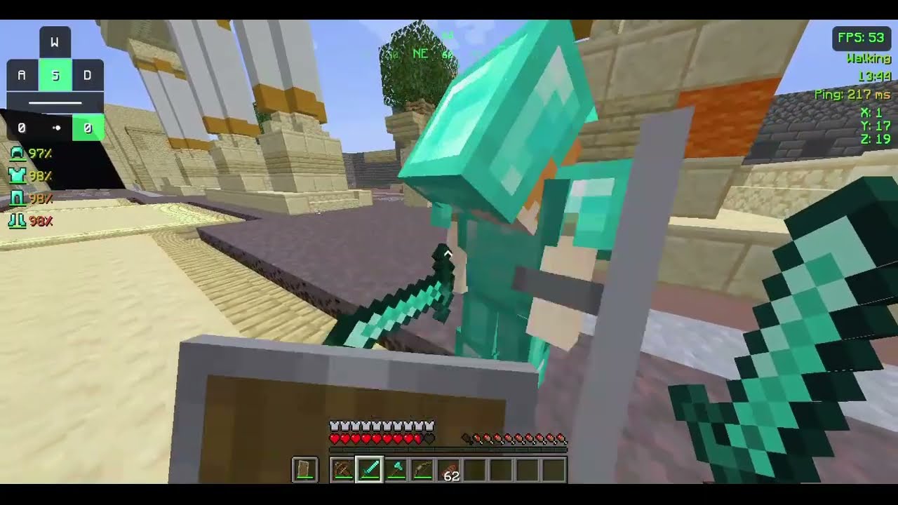 Practicing PVP In 1 16 5 For First Time In Minecraft 