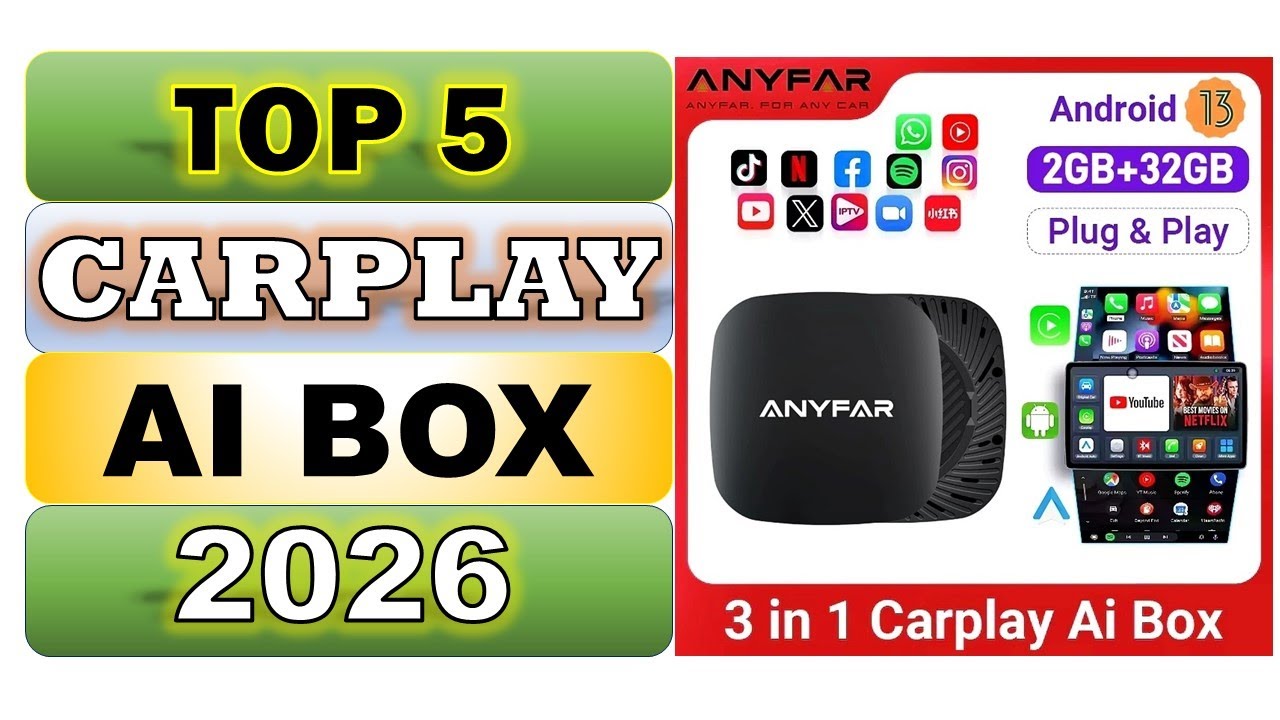 Top 5 Best Car Play Ai Box in 2026 || From Aliexpress