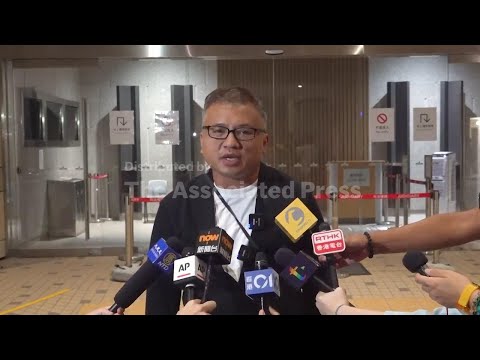 Video Former leader of Hong Kong journalist group sent to prison after obstruction conviction