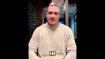NEW YEAR MESSAGE FROM OLEXANDR USYK (Credit Olexandr Usyk IG🎥)