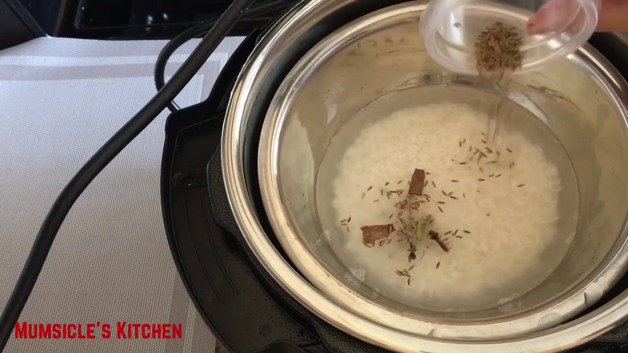 INSTANT POT - How to make fluffy rice in pressure cooker | Mumtaz Hasham - YouTube