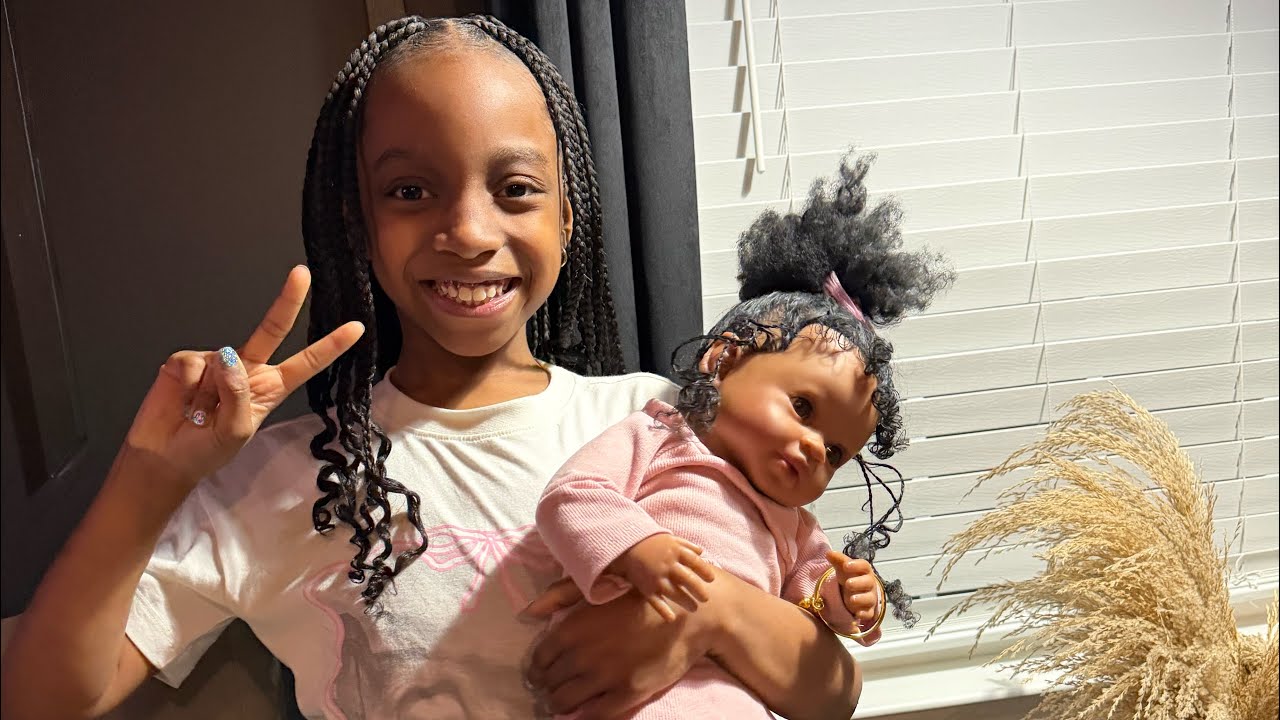 Do my reborn baby hair with me!/a day in a life !💗