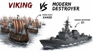 What If a Modern Destroyer Fought the Viking Fleet?
