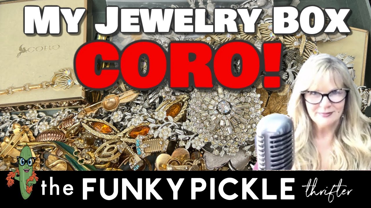 VINTAGE CORO JEWELRY Collection Yard Sale & Thrift Store Finds !