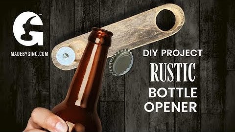 DIY: Make your Own Bottle Opener from Scrap Wood!