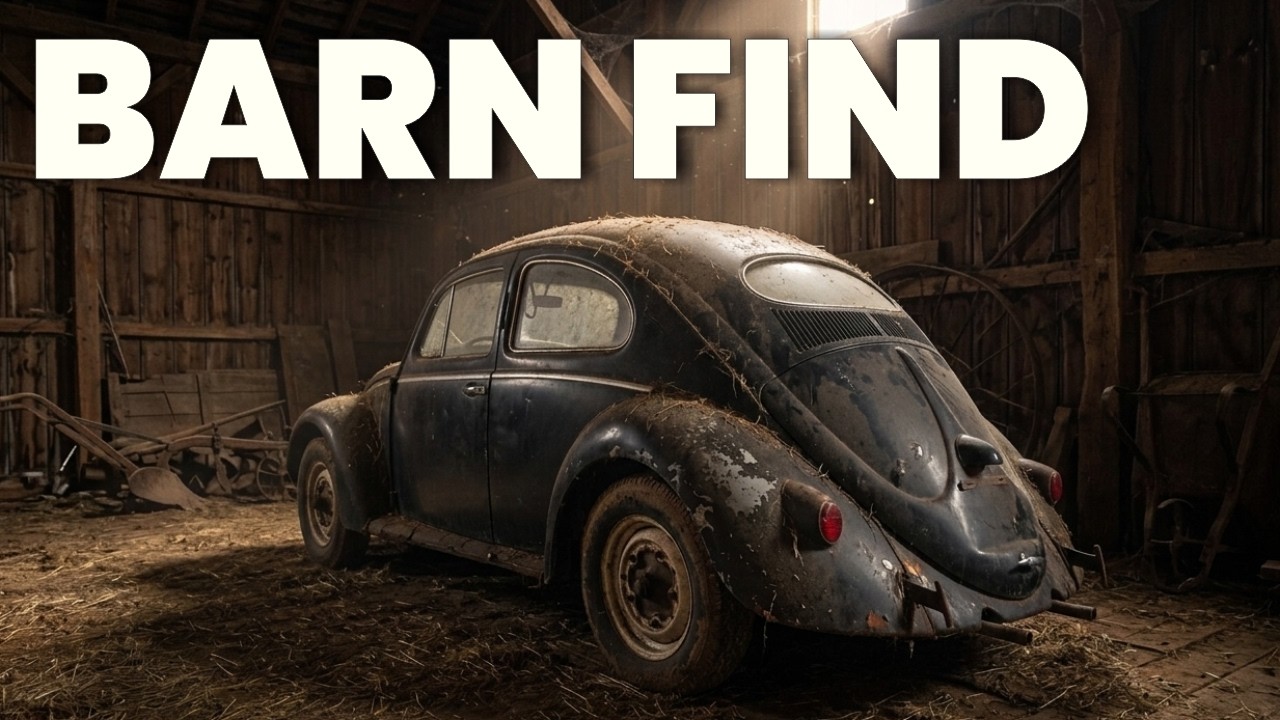 1956 Volkswagen Oval Window Beetle Barn Find - YouTube