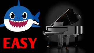 تعليم بيبي شارك على البيانو / baby shark piano tutorial