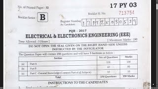 Celebrity TRB EEE polytechnic 2017 year question paper Net Worth