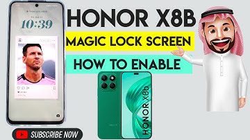 Honor x8b magic lock screen #honorx8b