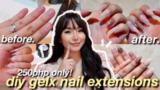 9.9 SHOPEE HAUL + DIY GELX NAIL EXTENSIONS (250php only!) | Ar. Erika Lim