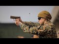 US Marines conduct M18 pistol qualification in South Korea