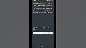 Handwritten Digit Recognition web app demo