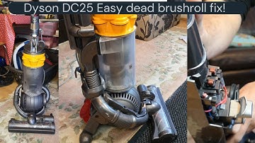 Simple Dyson DC25 Brush Roll fault fix - Checked the reset switch?