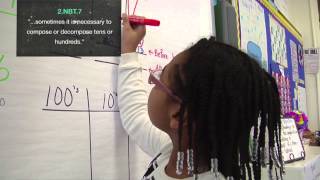Grade 2 Math: Using Chip Models for Two and Three Digit Addend Addition and Subtraction screenshot 5