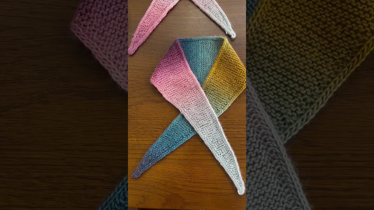Sophie Scarf Special ~Which color will you knit?~ - YouTube
