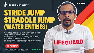 Stride Jump | Straddle Jump - Water Entries | MA Swim and Safety | Pool Lifeguard Episode - 11