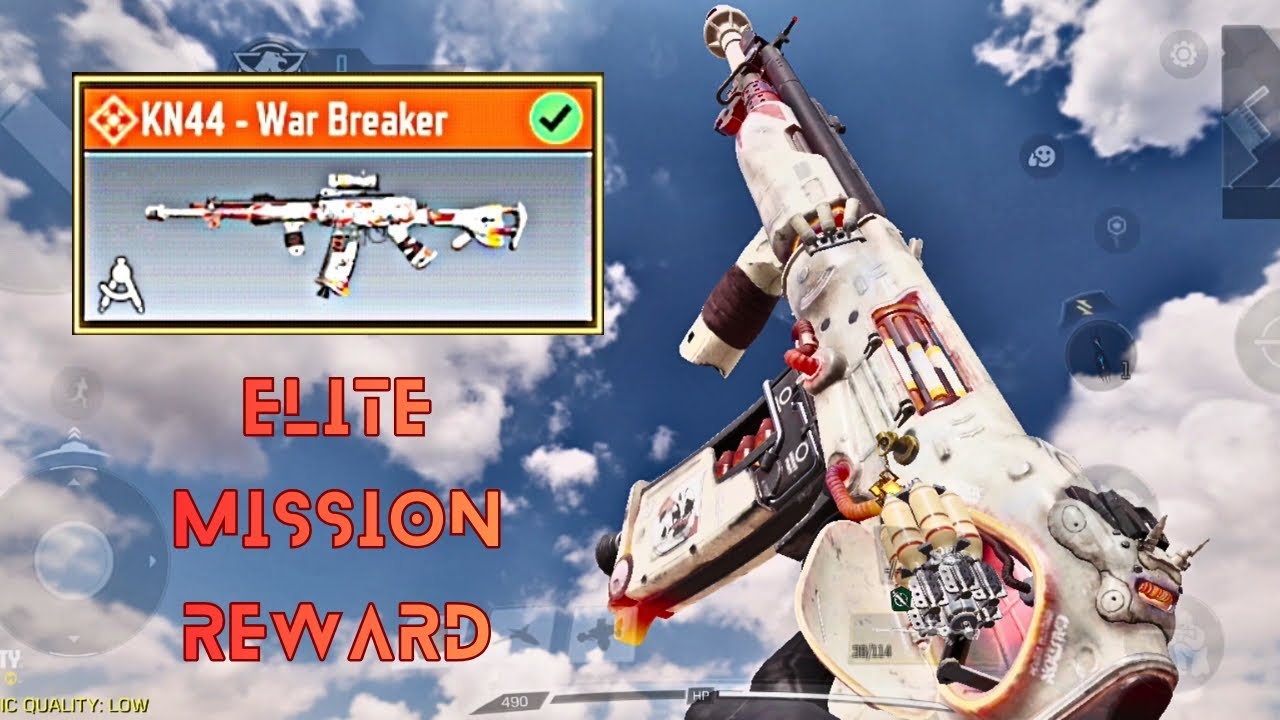 KN44 - War Breaker Legacy rarity weapon from Elite Mission Reward in ...