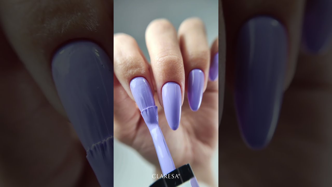 Purple Print Nail Design