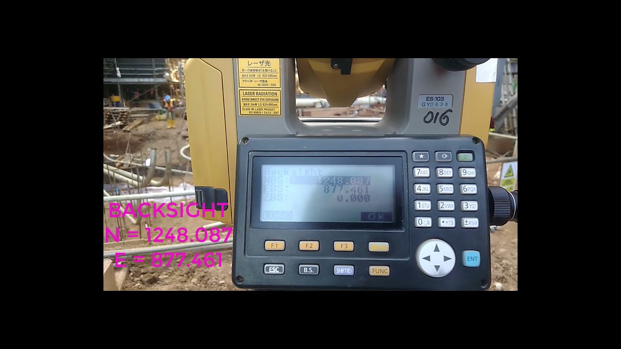 Tutorial Stake Out Total Station Topcon ES 102 dan Sokkia CX 105