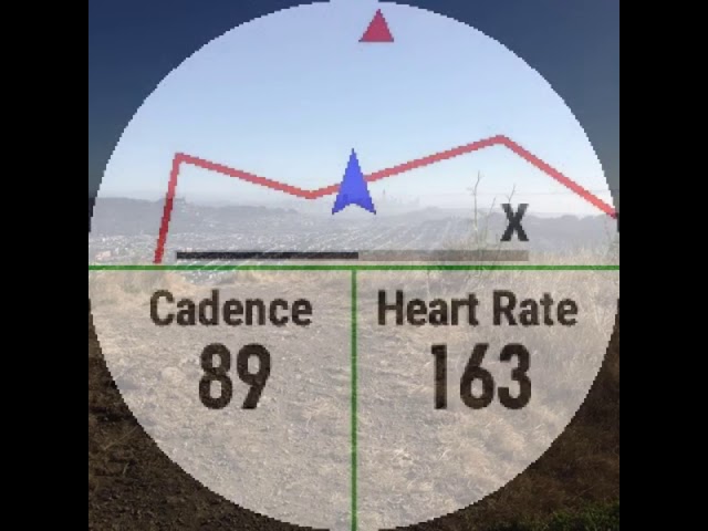 mapField -- dwMap's route feature available in a Garmin Connect IQ data field