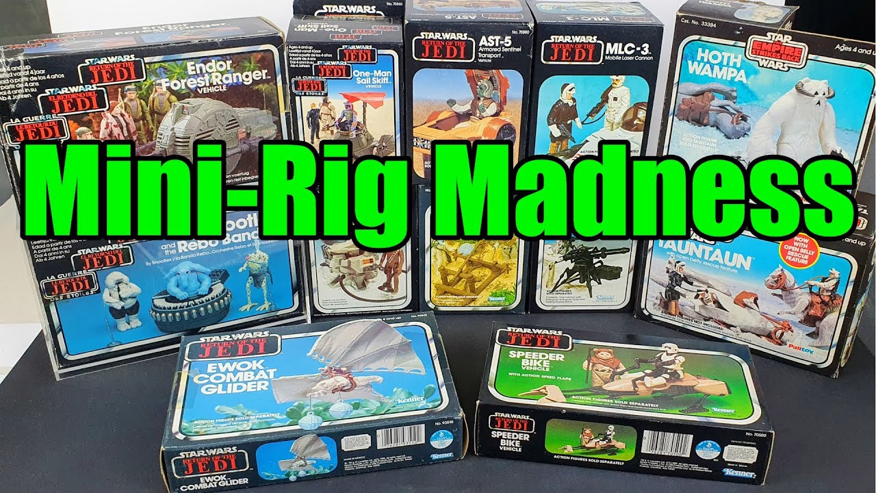 Vintage Star Wars - Mini Rigs + Small Playsets - Unboxed - Cleaned ...