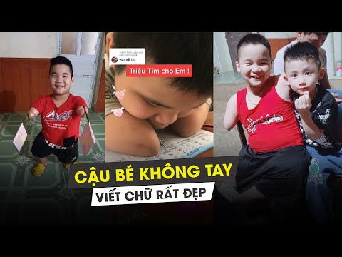 Video Nghị lực của cậu bé 'tí hon' không tay viết chữ rất đẹp - youtube