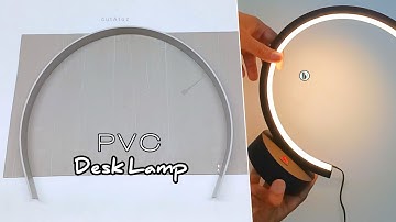 How To Make decorative Desk Lamp _ Diy Decor Light Decoration PVC Lighting Ideas