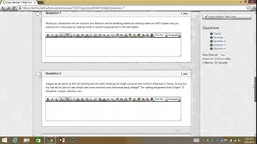 GEO1213 Tutorial -- Module 7 Skills Test 500 mb surface low