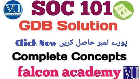 Soc101 gdb  solution 2023| soc 101 gdb solution 2023 |introduction to sociology|soc 101 gdb solution
