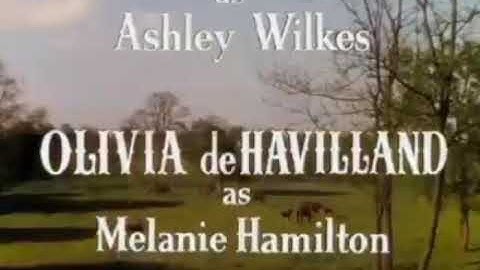 Gone with the Wind (1939) opening credits and ending