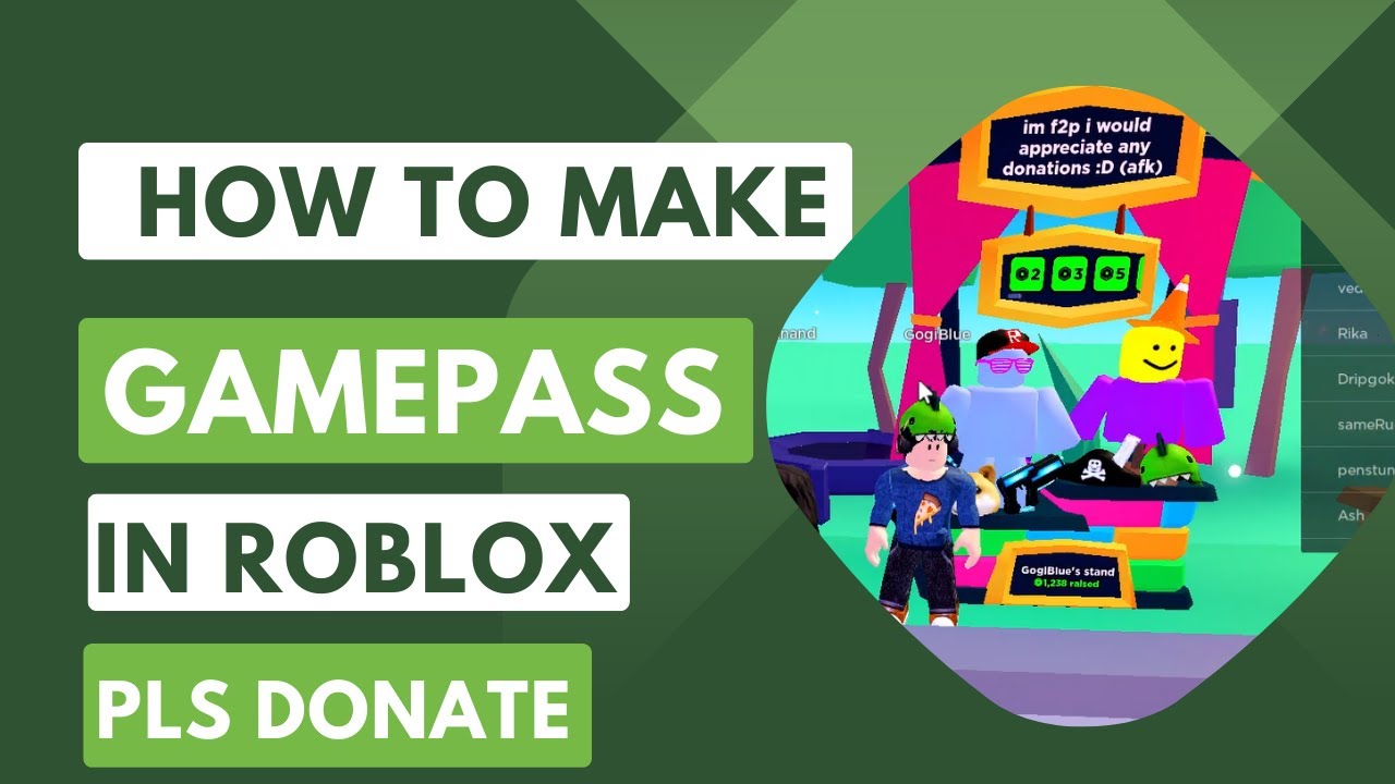 How to make a gamepass for pls donate!This took a while to make so don