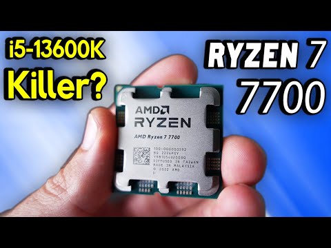 Ryzen 7700 Vs. i5-13600K - AMD's Best 7000 Series Chip YET! (