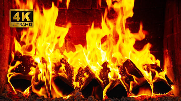 4K Beautiful Fireplace. Warm Atmosphere and Friendly Mood for your Home